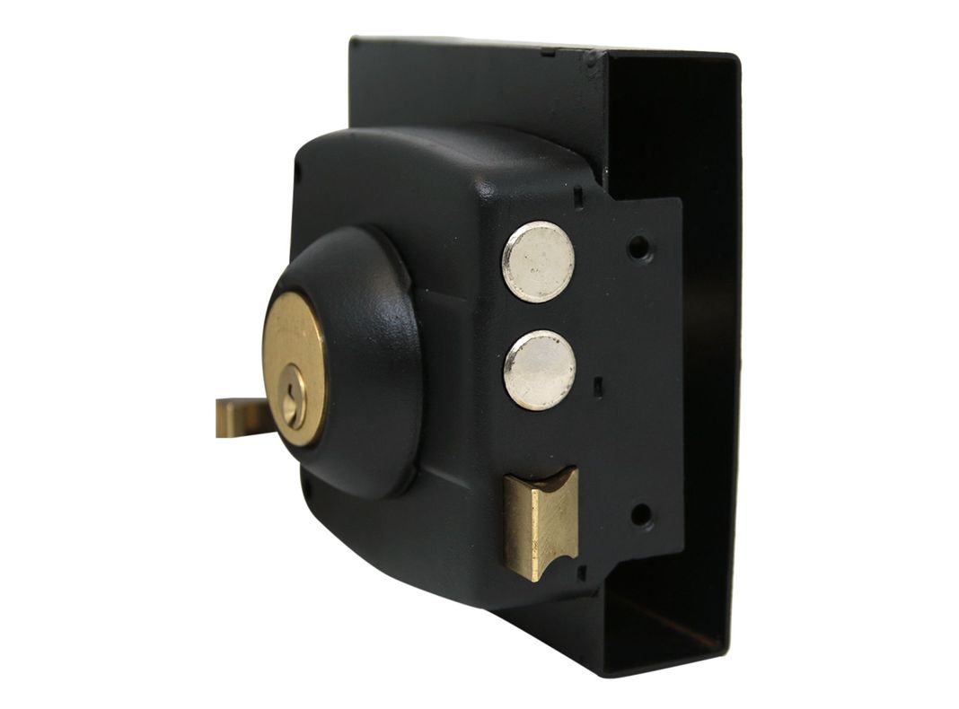 Cerradura sobreponer con caja 210R negro Safer-2