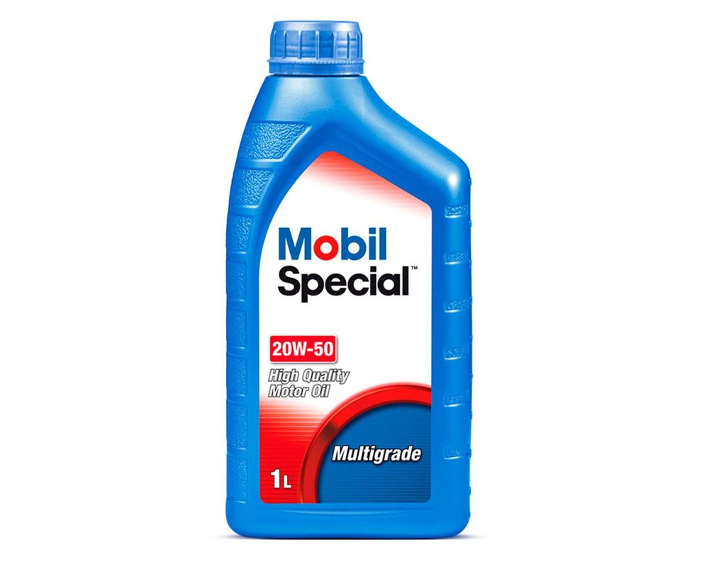 Lubricante aceite motor 1 litro 20W50 multigrade Mobil special-1
