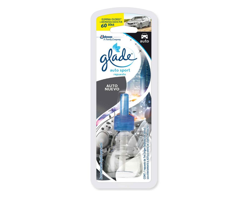 Aromatizante 7 ml Auto sport auto nuevo Glade-1