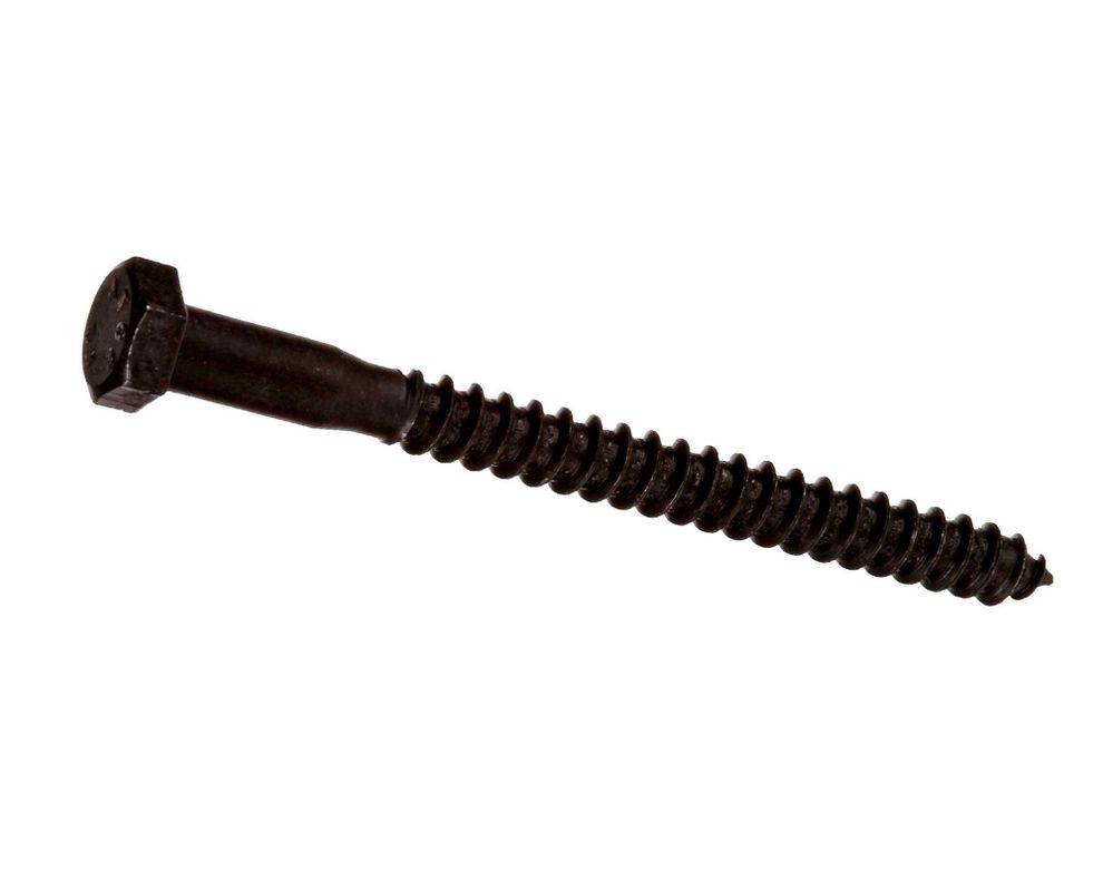 Tornillo tirafondo 1/4 x 2 1/2" 6 unidades + tarugos + broca Imporper-0