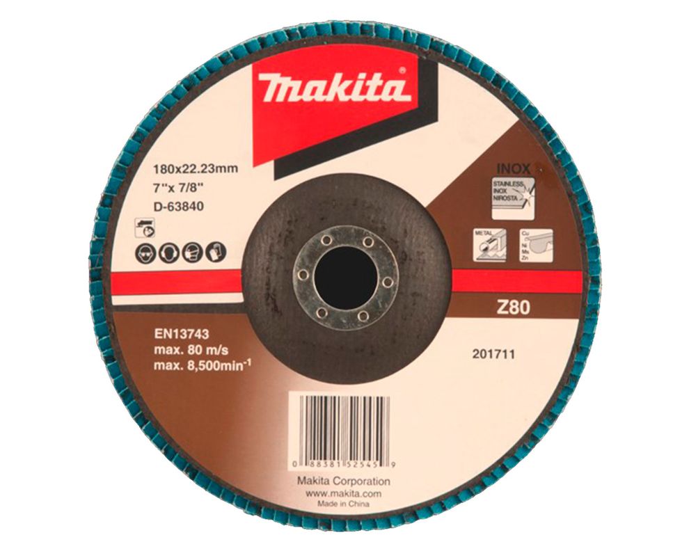 Disco traslapado 180x22 mm D-63840 G80-Z-0