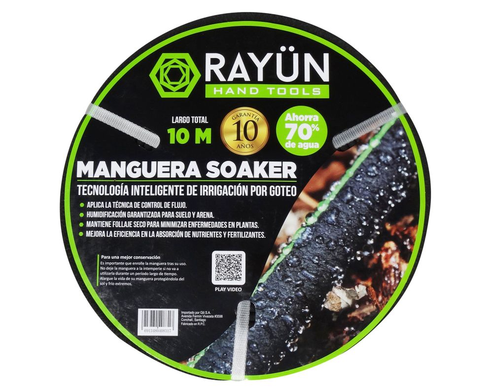 Manguera Agri Soaker 1/2"x10m Rayun-1