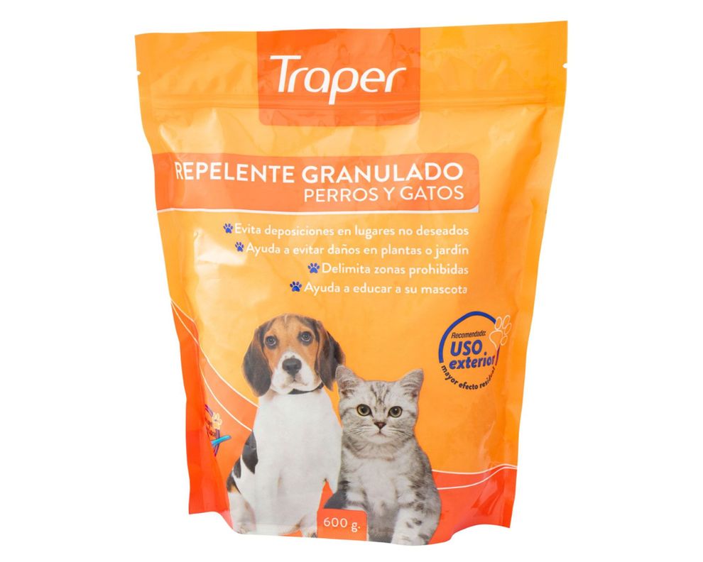 Repelente granulado para mascotas 600 gr Traper-0