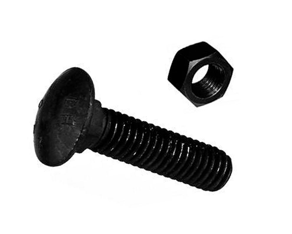 Perno coche 1/4'' x 11/4'' con tuerca blister 4 unidades Imporper-0