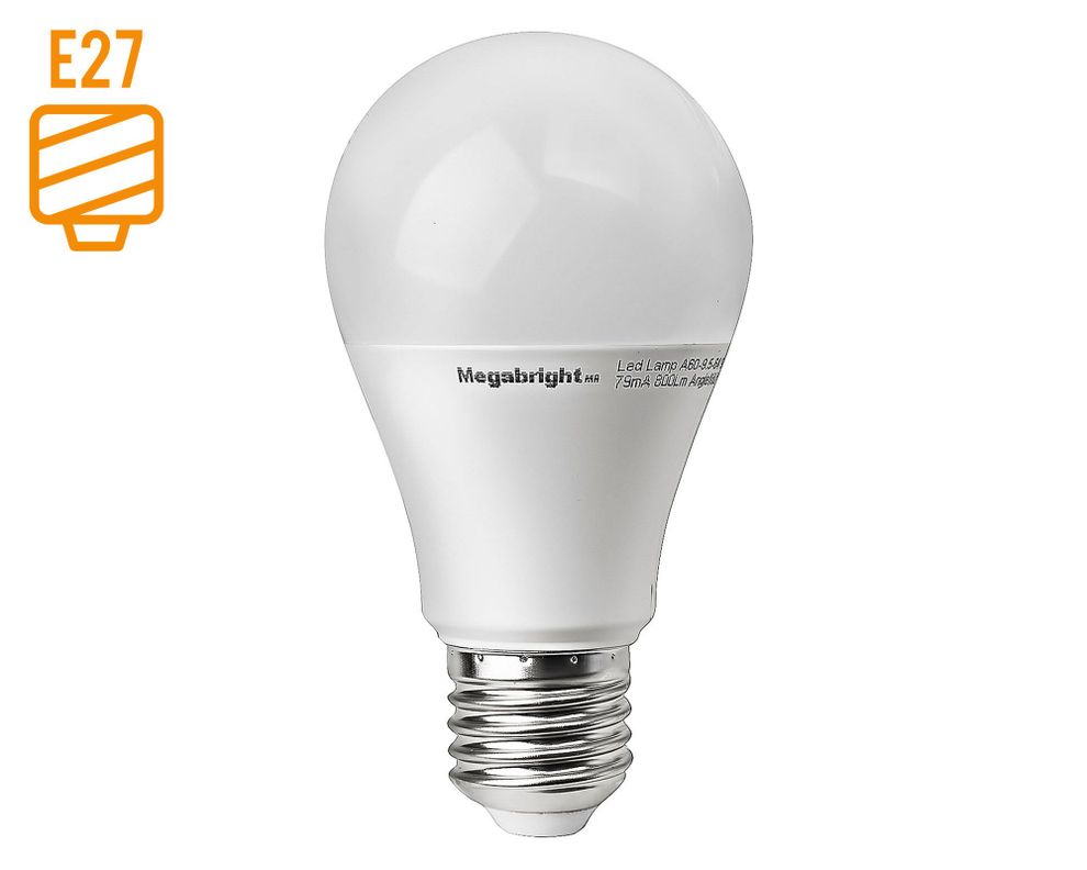 Ampolleta Bright LED 13W E27 luz fría Megabright-0