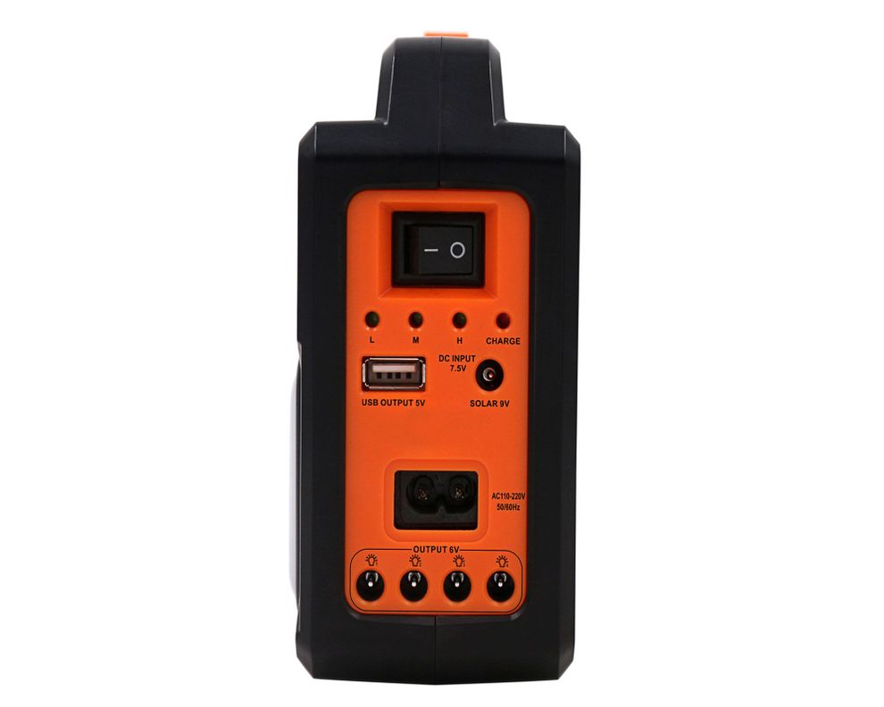 Kit de emergencia solar 3 ampolletas - linterna - foco lateral - radio - bluetooth Parksolar-3