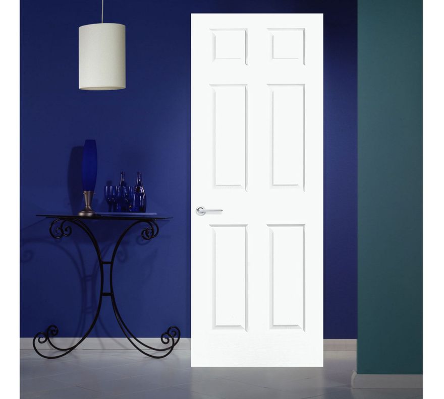 Puerta Interior Sinfonía 80x200 cm con perforación Masonite-0