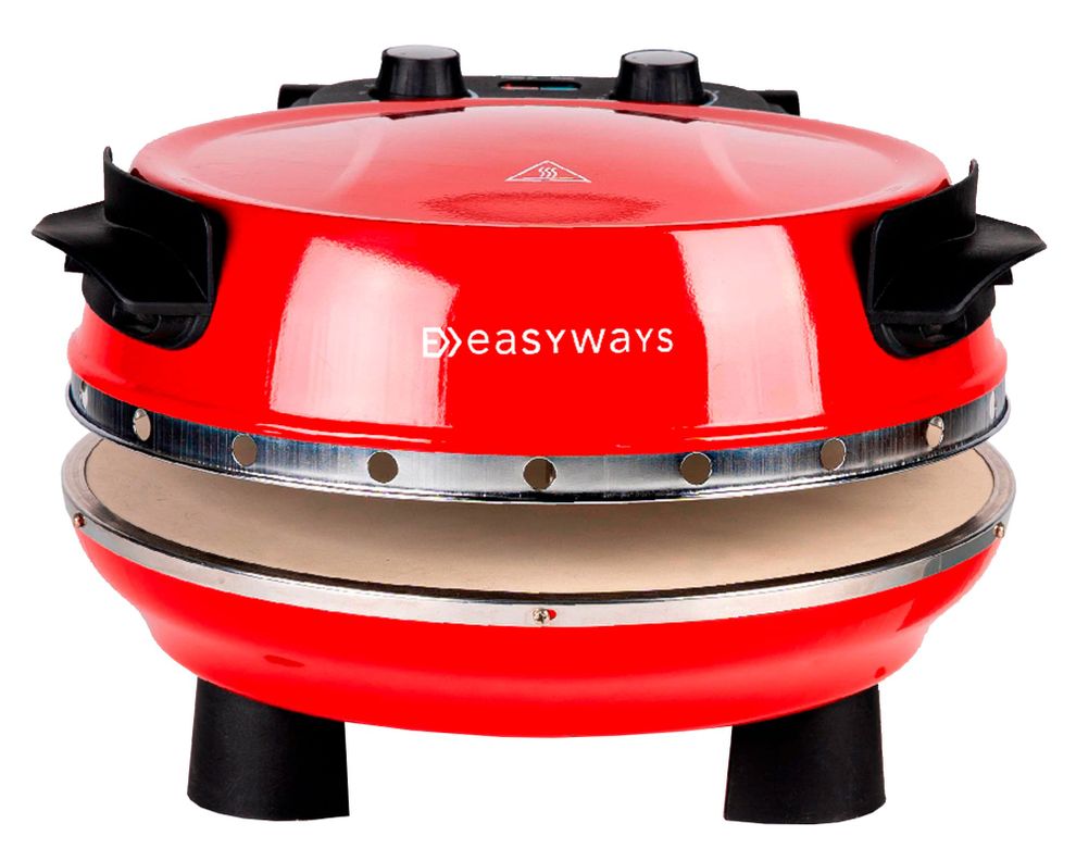 Horno eléctrico pizza 1200W Pizza Oven rojo-0