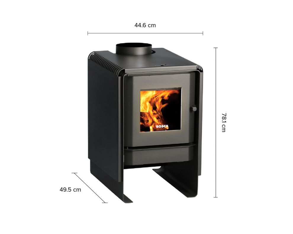 Calefactor a leña 10.3 kW Eco 380 negro-9