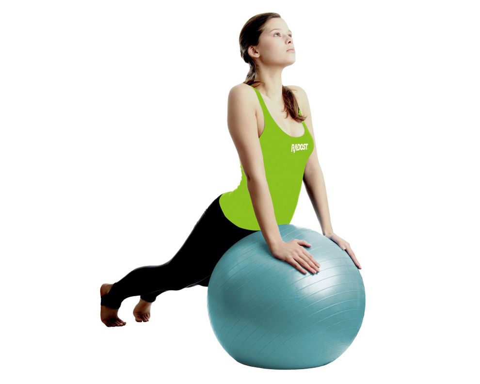 Pelota pilates 75 cm anti burst Radost.-7