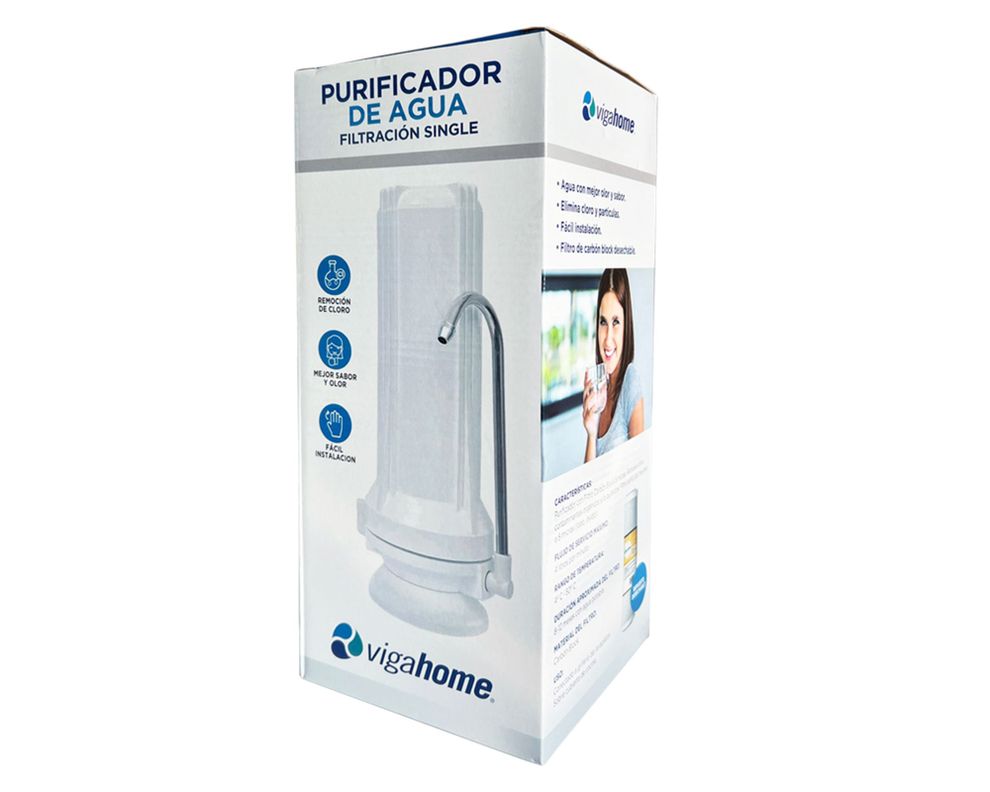 Purificador de agua Single sobre mesada Vigahome.-2