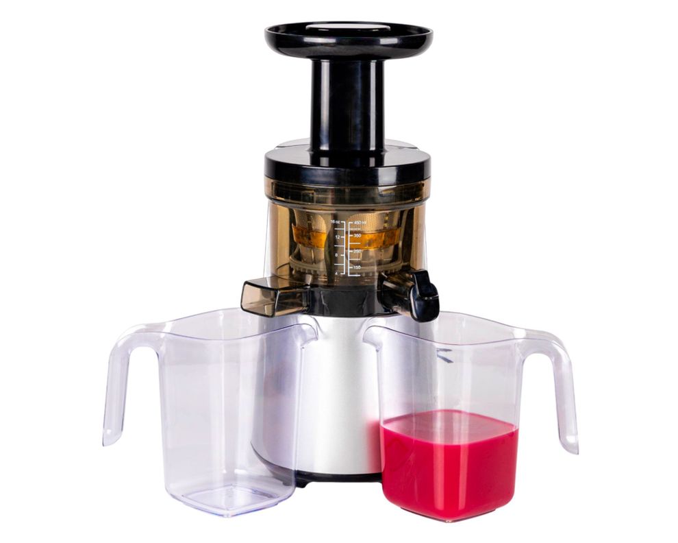 Prensadora de jugo 500 ml Slow Juicer Pro gris EasyWays.-8