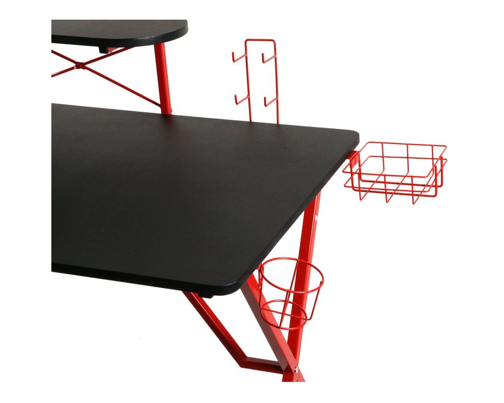 Escritorio Gamer rojo/negro M+Design-2
