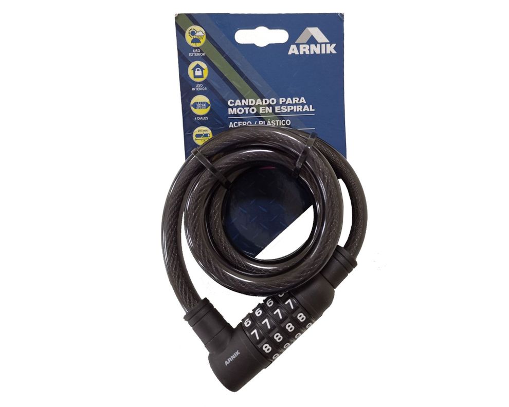 Candado para moto Espiral Arnik-0