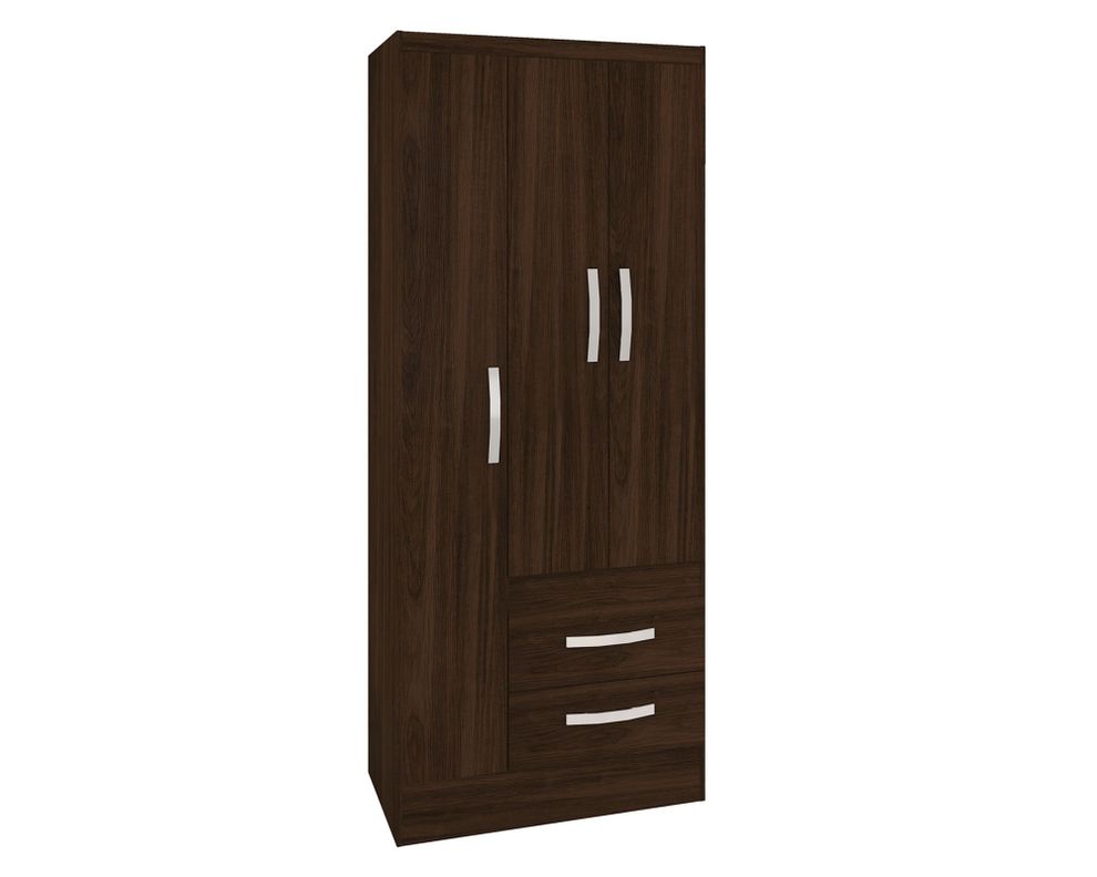 Clóset 3 puertas 2 cajones tabaco M+Design-2