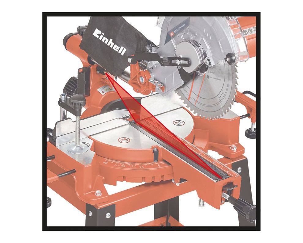 Ingleteadora telescópica 10'' 1900W TC-SM 2531/2 U Einhell-3