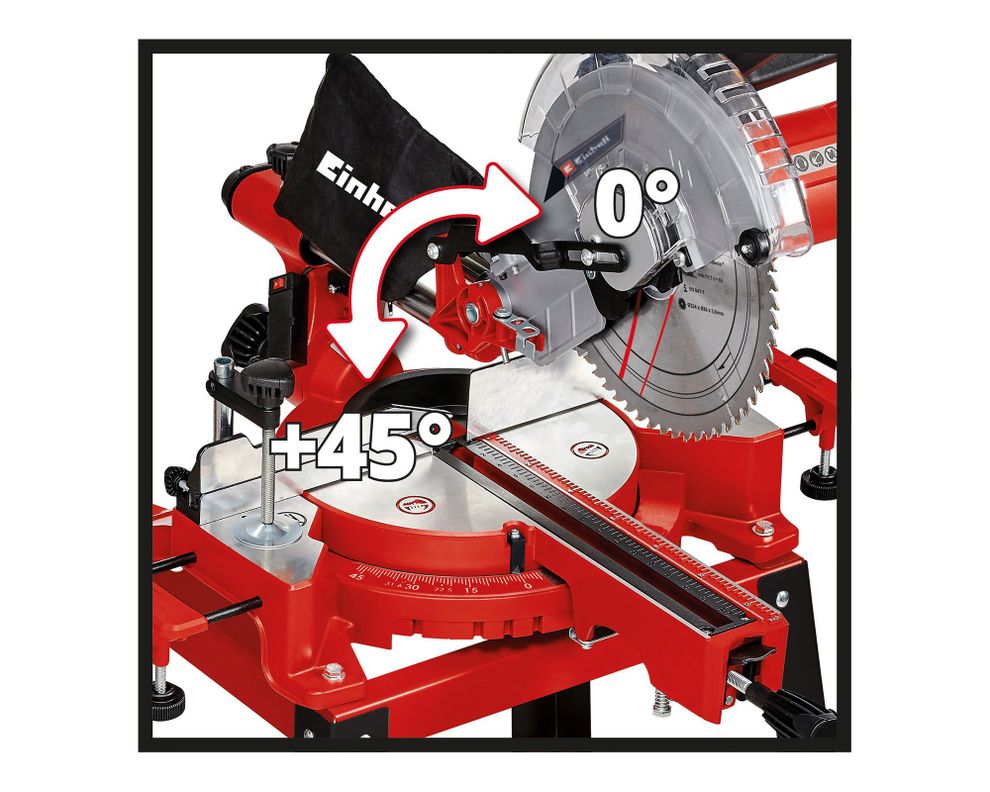 Ingleteadora telescópica 10'' 1900W TC-SM 2531/2 U Einhell-5