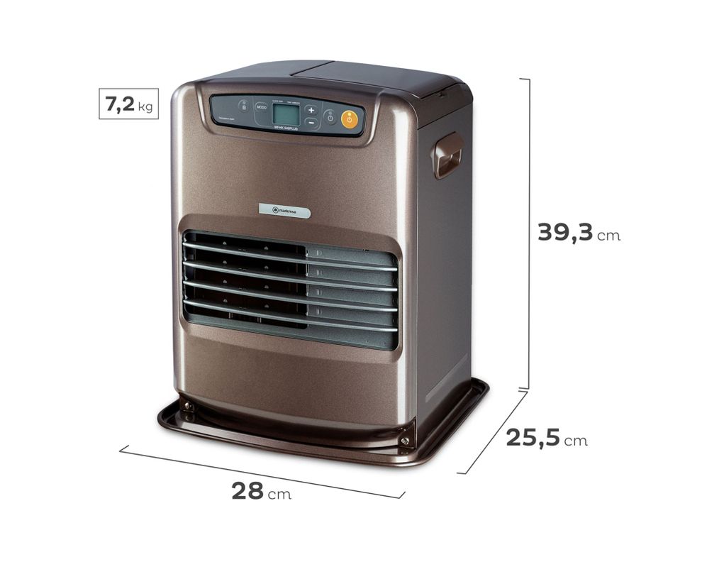 Estufa parafina láser 3.5 litros Mfhk 540 Plus café-5