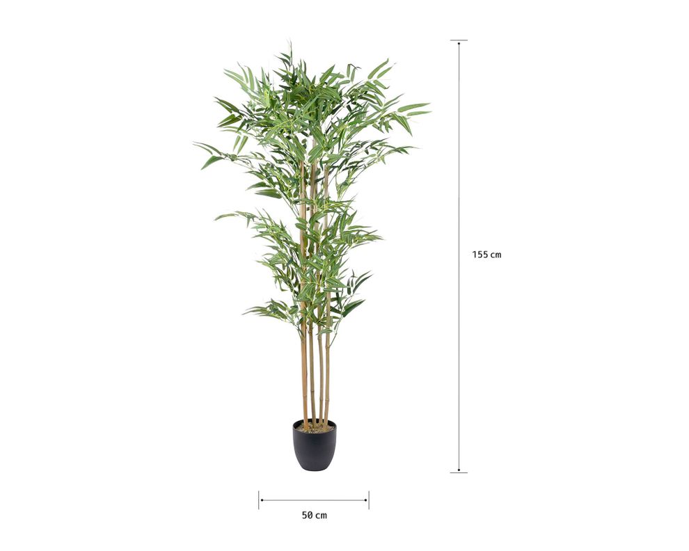 Planta artificial Bamboo Outzen.-6