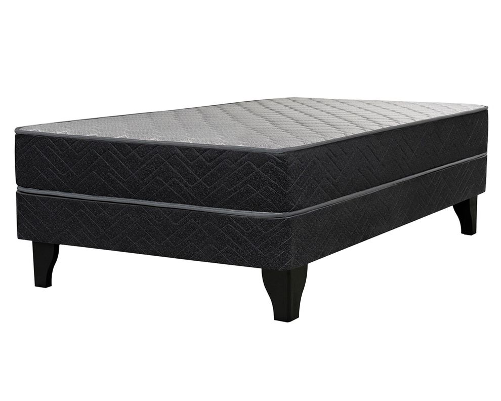 Cama europea 1 plaza x 190 cm Apolo black Celta-0