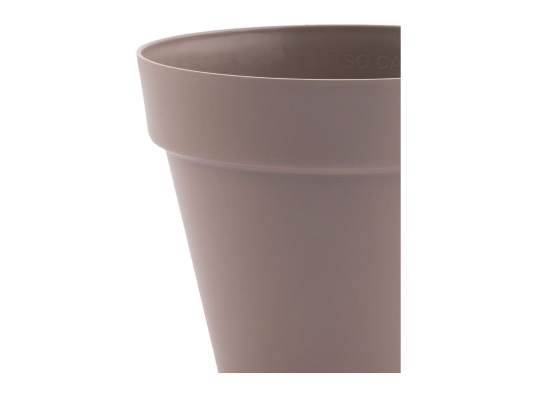 Maceta 18 cm Capri taupe Outzen-1