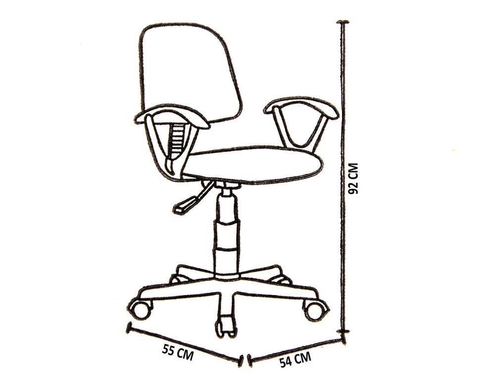 Silla de escritorio US8006 azul M+Design-3