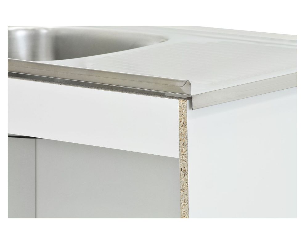 Mueble base lavaplatos ED 3 puertas 1 cajón blanco Mobikit-2