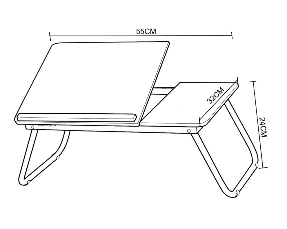 Mesa computador plegable blanco M+Design-5