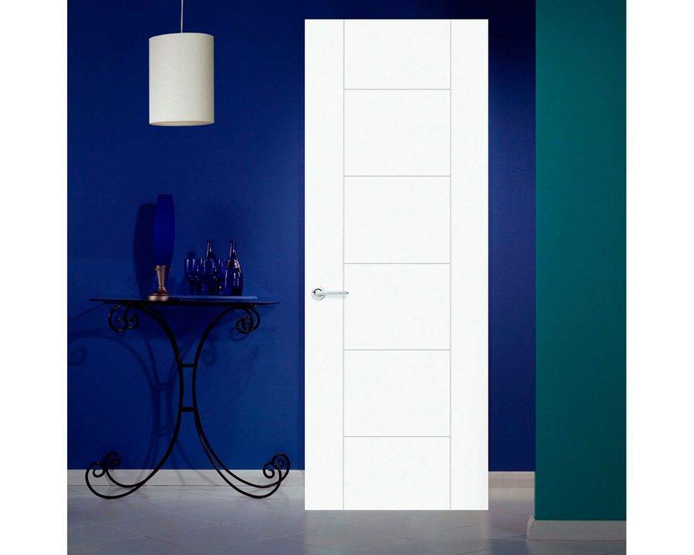 Puerta Interior Amparo 80x200cm Precolgada izquierda con perforación Masonite-0