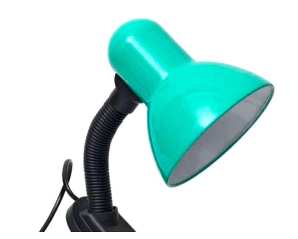 Lámpara escritorio 1L E27 Pinza menta Abitare-1