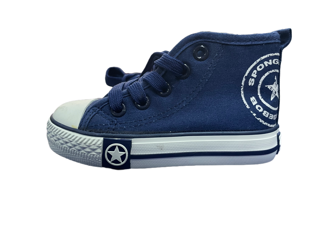 zapatillas lona con caña para niños-0