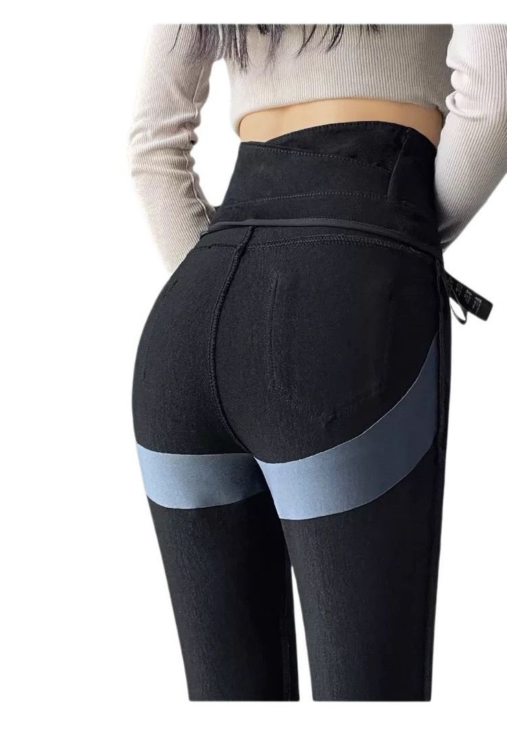 Jeans leggings levantan la cadera tiro alto-3