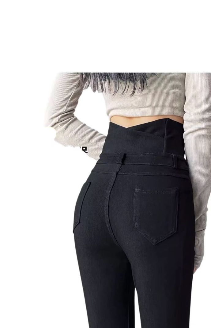 Jeans leggings levantan la cadera tiro alto-4