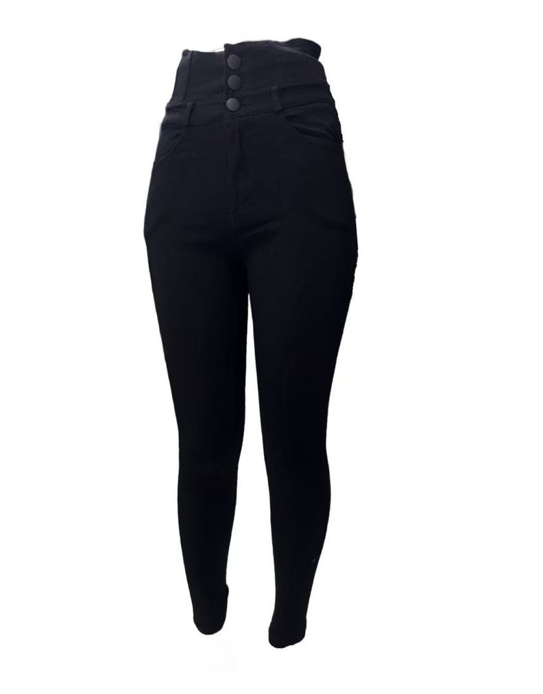 Jeans leggings levantan la cadera tiro alto-6