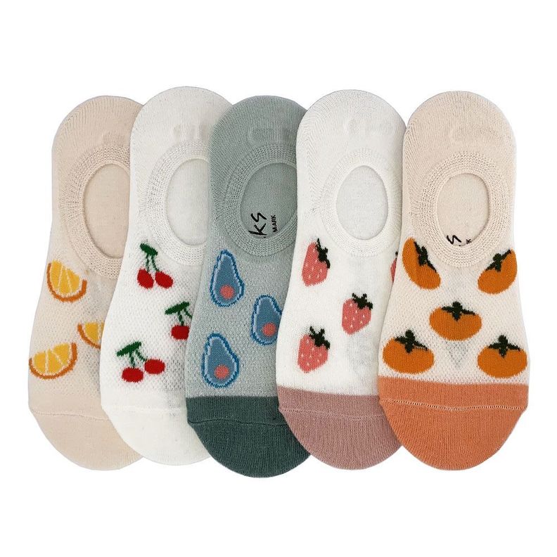 Calcetines con diseño, NW, modelo invisible, pack de 5-0