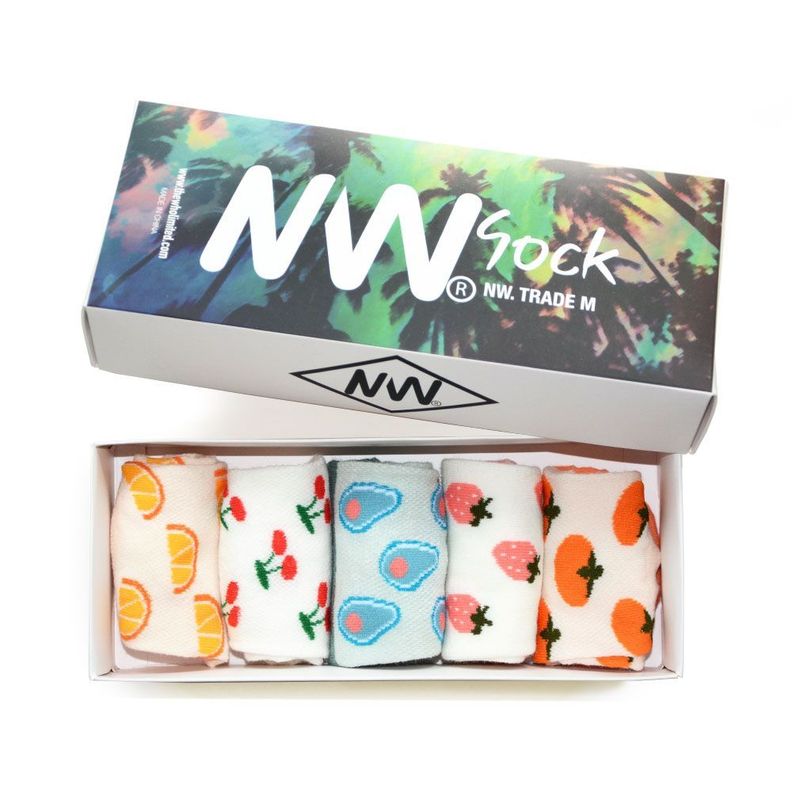Calcetines con diseño, NW, modelo invisible, pack de 5-1