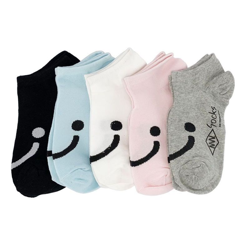 Calcetines con diseño, NW, modelo tobillo, pack de 5-0