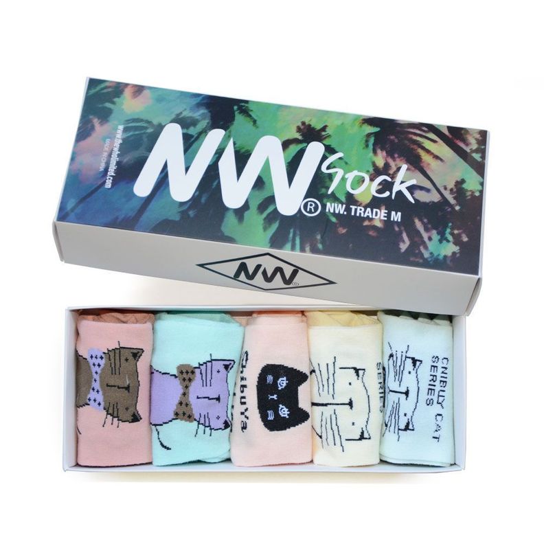 Calcetines con diseño, NW, modelo tobillo, pack de 5-1