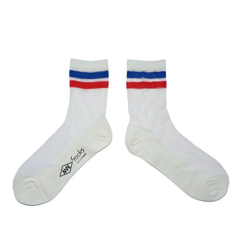 Calcetines con diseño,Transparentes,  NW, modelo crew, 4 pares-4