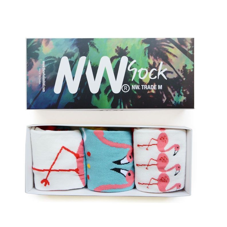 Calcetines con diseño, NW, modelo crew, pack de 3-1