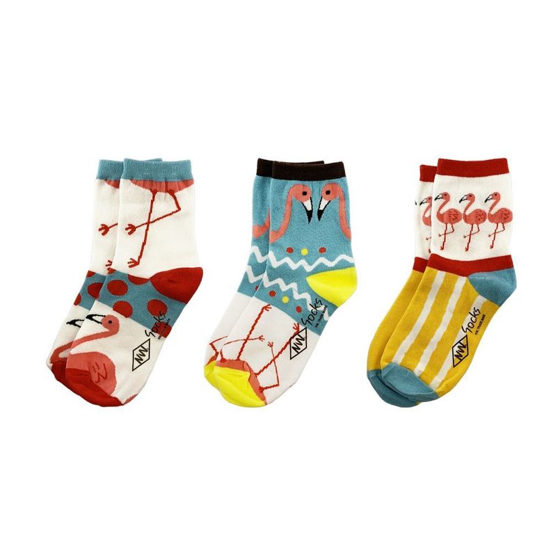Calcetines con diseño, NW, modelo crew, pack de 3-0