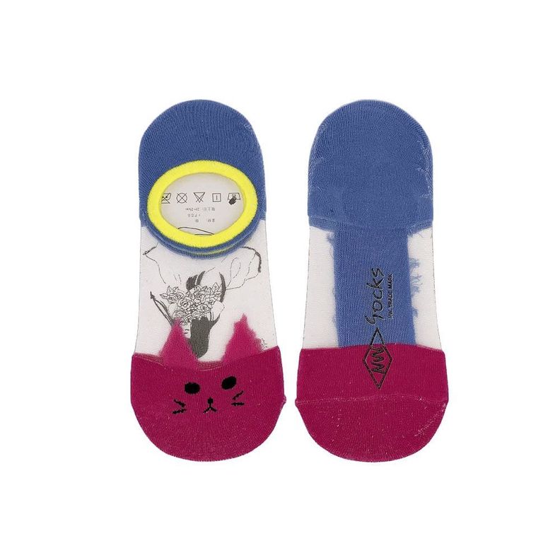 Calcetines con diseño,Transparentes,  NW, modelo invisible, 5 pares-5