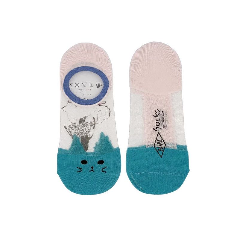 Calcetines con diseño,Transparentes,  NW, modelo invisible, 5 pares-3