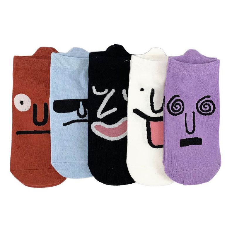 Calcetines con diseño, NW, modelo tobillo, pack de 5-0