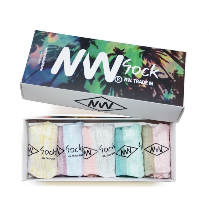 Calcetines con diseño, NW, modelo invisible, pack de 5-1