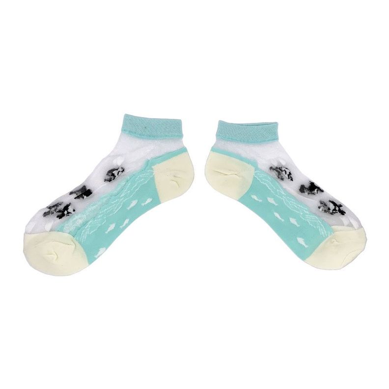Calcetines con diseño,Transparentes,  NW, modelo tobillo, 5 pares-4