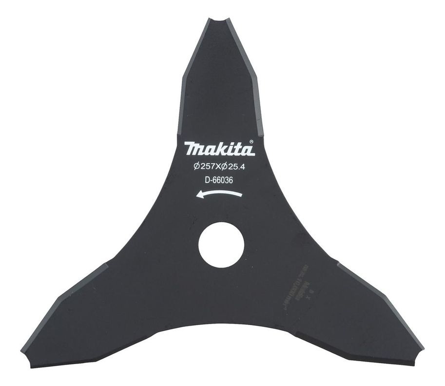 Cuchilla Metal 3 Puntas ET 257x25,4mm - Makita Negro