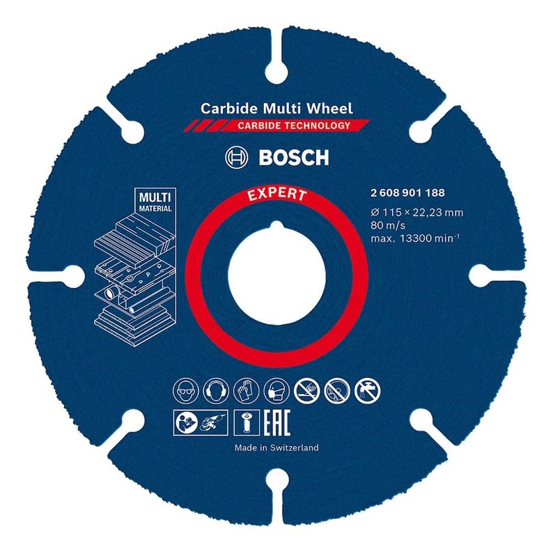Disco De Corte Multi-Wheel Bosch Para Esmeril 115mm-0