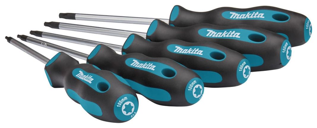Set Destornilladores TORX (T10, T15, T20, T25, T30) 5 Pzas.- Makita-1