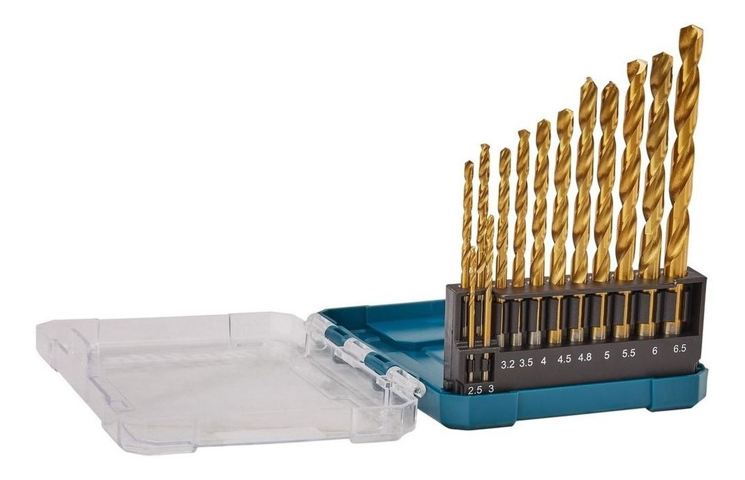 Set 13 Brocas HSS-tin Metal Surtido Makta D-72855-0